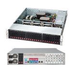 Supermicro servidor barebone bastidor 2U, color plata, modelo CSE-216BE1C-R920LPB, diseñado para alta capacidad de expansión y rendimiento