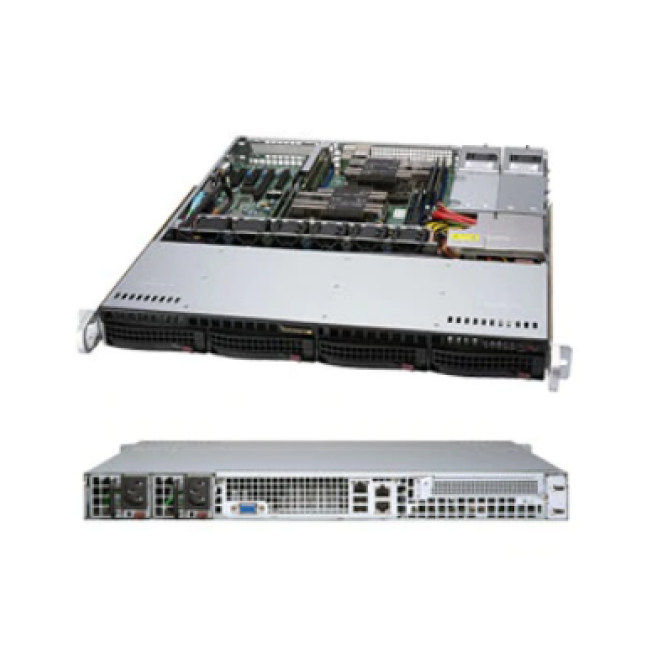 Supermicro SuperChassis 813MF2TQC-R804CB Bastidor 1U con gestión avanzada Imagen del Supermicro SuperChassis 813MF2TQC-R804CB, un bastidor 1U con SKU CSE-813MF2TQC-R804CB, que ofrece una gestión avanzada y almacenamiento eficeinte.