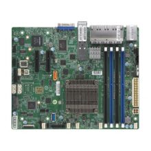 Placa base Supermicro modelo MBD-A2SDV-4C-LN10PF Flex-ATX con Intel SoC y BGA 1310, identificada por SKU MBD-A2SDV-4C-LN10PF-O