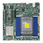 Vista frontal de la placa base Supermicro MBD-X12SPM-LN4F-B con Intel C621A y socket LGA 4189 en formato micro ATX, SKU MBD-X12SPM-LN4F-B