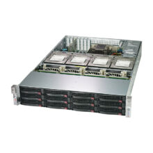 Supermicro SSG-620P-ACR16H servidor barebone Intel C621A LGA 4189, color negro y plata, bastidor 2U
