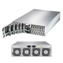 Imagen del servidor barebone Supermicro SYS-5039MS-H12TRF con chipset Intel C236, zócalo LGA 1151, bastidor 3U, en colores negro y gris.