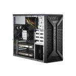 Imagen del Supermicro SYS-531A-I, un servidor barebone con Intel W790 y socket LGA 4677, específicamente en formato Midi Tower de color negro. SKU: SYS-531A-I.