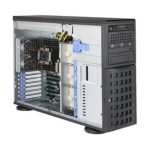 Servidor Supermicro SuperServer 7049P-TRT con chipset Intel C622, LGA 3647, formato de bastidor 4U y acabado en negro. SKU: SYS-7049P-TRT