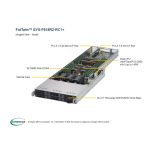 Servidor Supermicro SuperServer F618R2-RC1+ con chipset Intel C612, socket LGA 2011, en bastidor 4U negro, SKU SYS-F618R2-RC1+