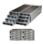 Servidor Supermicro SuperServer F618R2-RC1+ con chipset Intel C612, socket LGA 2011, en bastidor 4U negro, SKU SYS-F618R2-RC1+