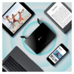 Router inalámbrico TP-Link Archer MR402, doble banda de 2,4 GHz y 5 GHz, compatible con 4G, color negro, SKU Archer MR402