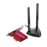 TP-Link Archer TX3000E, adaptador interno con capacidades WLAN y Bluetooth para velocidades de hasta 2402 Mbit/s. SKU: Archer TX3000E