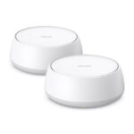 TP-Link Deco BE22 Doble banda Wi-Fi 7, compatible con 2,4 GHz y 5 GHz, en color blanco, SKU Deco BE22(2-pack).