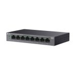 Imagen del switch TP-Link LiteWave LS108GP Gigabit Ethernet no administrado, PoE, en color negro. SKU: LS108GP