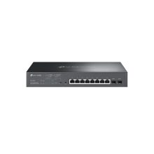 Switch gestionado TP-Link Omada TL-SG2210MP con soporte L2/L2+, Gigabit Ethernet 10/100/1000, PoE, tamaño 1U y color negro. SKU SG2210MP