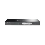 Imagen del TP-Link Omada SG2218, switch gestionado L2/L2+ con puertos Gigabit Ethernet y diseño 1U, color negro. SKU: SG2218