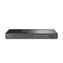 Switch gestionado TP-Link Omada SG3210XHP-M2 L2+, compatible con Ethernet 2.5G (100/1000/2500) y Energía sobre Ethernet PoE, 1U en color negro