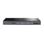 Imagen del TP-Link Omada SG5428X switch gestionado L3 con conexión Gigabit Ethernet (10/100/1000) en color negro. SKU: SG5428X.