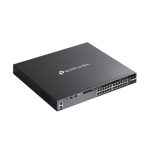 Imagen del switch gestionado TP-Link Omada L3 de 1U en color negro, con puertos Gigabit Ethernet. SKU: SG6428X