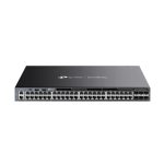 Imagen del switch gestionado TP-Link Omada SG6654XHP L3 Gigabit Ethernet con PoE, color negro, SKU SG6654XHP.