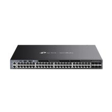 Imagen del switch gestionado TP-Link Omada SG6654XHP L3 Gigabit Ethernet con PoE, color negro, SKU SG6654XHP.
