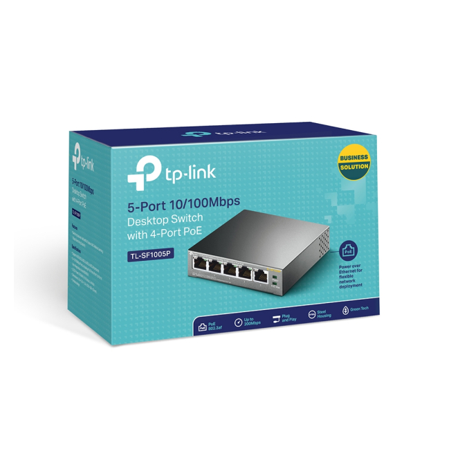TP-Link TL-SF1005P switch No administrado Fast Ethernet (10/100) Energía sobre Ethernet (PoE) Negro 4 Experiencia de usuario con el Switch TP-Link TL-SF1005P
