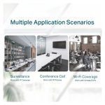 Switch no administrado TP-Link TL-SG1005P Gigabit Ethernet 10/100/1000 con PoE en color negro. SKU: TL-SG1005P.