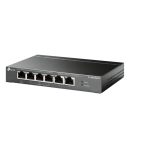 Switch TP-Link TL-SG1006PP no administrado, Gigabit Ethernet (10/100/1000) con Energía sobre Ethernet (PoE), color gris