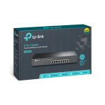 TP-Link TL-SG1008, switch no administrado, 8 puertos Gigabit Ethernet, color negro, SKU TL-SG1008