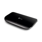 Switch no administrado TP-Link TL-SG1008D con 8 puertos Gigabit Ethernet 10/100/1000 en color negro. SKU: TL-SG1008D