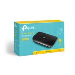 Switch no administrado TP-Link TL-SG1008D con 8 puertos Gigabit Ethernet 10/100/1000 en color negro. SKU: TL-SG1008D