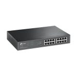 TP-Link TL-SG1016PE switch gestionado L2 con 16 puertos Gigabit Ethernet 10/100/1000 funcionando a través de energía PoE, color negro. SKU: TL-SG1016PE