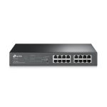 TP-Link TL-SG1016PE switch gestionado L2 con 16 puertos Gigabit Ethernet 10/100/1000 funcionando a través de energía PoE, color negro. SKU: TL-SG1016PE