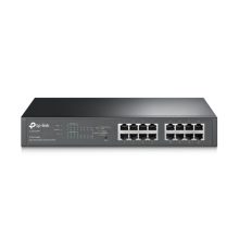 TP-Link TL-SG1016PE switch gestionado L2 con 16 puertos Gigabit Ethernet 10/100/1000 funcionando a través de energía PoE, color negro. SKU: TL-SG1016PE