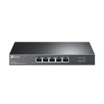 Imagen del TP-Link TL-SG105-M2, un switch no administrado con puertos Ethernet 2.5G (100/1000/2500 Mbps) en color negro. SKU: TL-SG105-M2