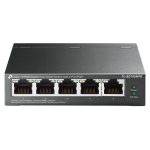 Imagen del TP-Link TL-SG105MPE switch L2 con puertos Gigabit Ethernet y soporte PoE, color Negro