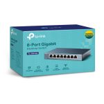 Switch TP-Link TL-SG108 no administrado L2 Gigabit Ethernet 10/100/1000 en color negro, SKU TL-SG108