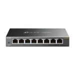 Switch gestionado L2 Gigabit Ethernet modelo TP-Link TL-SG108E con 8 puertos, color negro. SKU TL-SG108E.