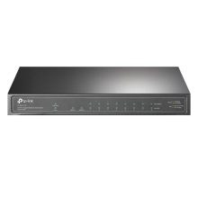 Imagen del TP-Link TL-SG1210P, un switch no administrado Gigabit Ethernet con energía sobre Ethernet, color gris, SKU TL-SG1210P