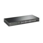 TP-Link TL-SG1428PE, switch gestionado L2, Gigabit Ethernet 10/100/1000, con energía sobre Ethernet PoE, tamaño 1U, color negro. SKU: TL-SG1428PE