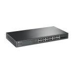 TP-Link JetStream TL-SG2428P, switch gestionado L2/L2+, Gigabit Ethernet (10/100/1000), Energía sobre Ethernet (PoE), 1U, color negro, SKU TL-SG2428P