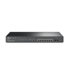 Imagen del TP-Link JetStream TL-SG3210XHP-M2, un switch gestionado L2+ 2.5G Ethernet con PoE y diseño 1U en color negro. SKU: TL-SG3210XHP-M2.