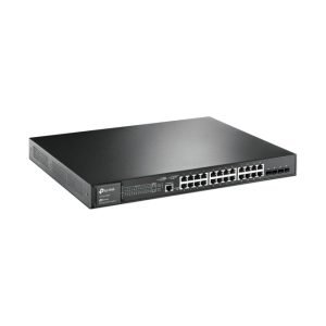 TP-Link JetStream TL-SG3428MP switch gestionado L2+ Gigabit Ethernet (10/100/1000) con tecnología PoE, 1U, color negro