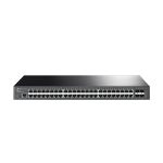 Switch Gestionado TP-Link JetStream TL-SG3452X con soporte L2+, Gigabit Ethernet 10/100/1000, tamaño 1U, color negro.