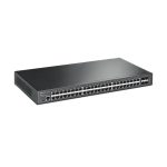 Switch Gestionado TP-Link JetStream TL-SG3452X con soporte L2+, Gigabit Ethernet 10/100/1000, tamaño 1U, color negro.