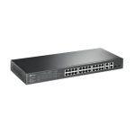 TP-Link JetStream TL-SL2428P switch gestionado L2 Fast Ethernet 10/100 con Energía sobre Ethernet PoE y diseño 1U en color negro SKU TL-SL2428P