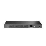 Vista del switch TP-Link JetStream TL-SX3008F negro, gestionado L2/L3, 8 puertos SFP+. SKU: TL-SX3008F