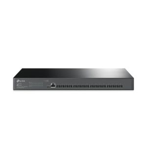 Switch gestionado L2+/L3 TP-Link JetStream TL-SX3016F negro con 16 puertos Gigabit SFP+