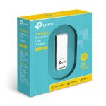 Imagen del adaptador y tarjeta de red TP-Link TL-WN821N capaz de alcanzar hasta 300 Mbps de velocidad de conexión