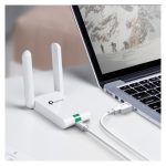 Adaptador y tarjeta de red TP-Link TL-WN822N WLAN de 300 Mbit/s, ideal para conexión de alta velocidad