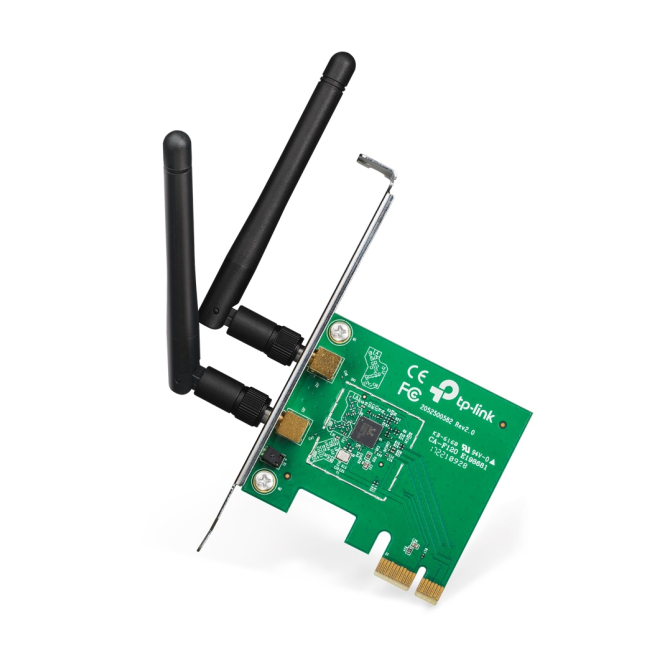 TP-Link adaptador y tarjeta de red interna WLAN 300 Mbps TP-Link adaptador y tarjeta de red Interno WLAN con velocidad de 300 Mbit/s, modelo TL-WN881ND