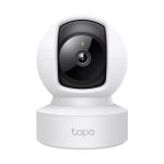 Cámara de seguridad IP esférica TP-Link Tapo C202 para interior con resolución 1920 x 1080 pixeles, para montaje en techo o escritorio. SKU: Tapo C202.