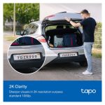Cámara de seguridad IP TP-Link Tapo C410 con resolución de 2304 x 1296 pixeles, forma de bala para instalación en techo o pared, SKU: Tapo C410