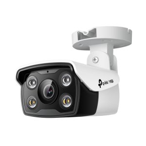 TP-Link VIGI C340, cámara de seguridad IP en forma de bala para exteriores con resolución de 2560 x 1440 píxeles, montaje en techo, pared o poste, SKU VIGI C340(6mm)
